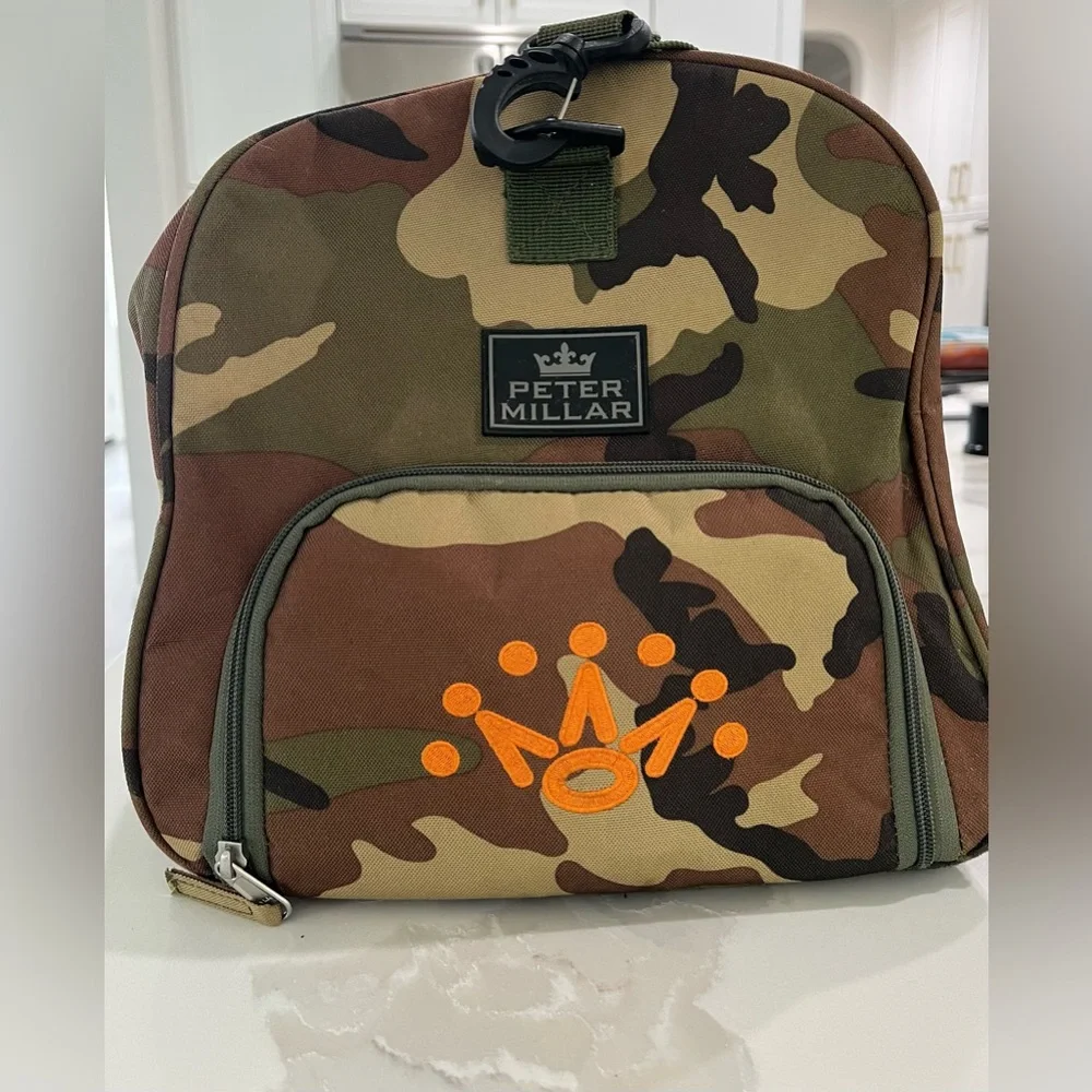 Scotty Cameron Club Membership Peter Millar Camo Duffle Bag with Shoe Pocket